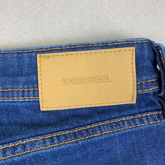 Diesel Mens Pants 33 Blue Jeans Larkee-Beex Regular Tapered Stretch Denim 33x29 - Picture 13 of 13